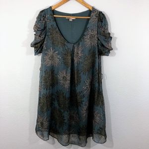 ⬇️$35 Love 21 shift silk floral printed dress L